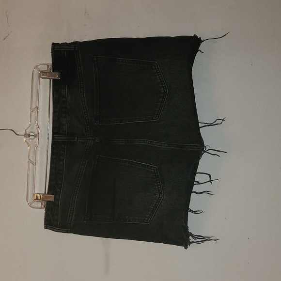 Abercrombie & Fitch Mini Gray Denim Skirt - Picture 4 of 5